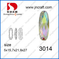 Long Oval Crystal Ab Fashion Bead Stone (DZ-3014)